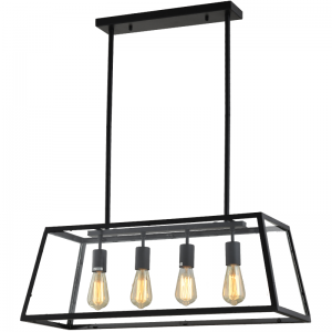 Dekoratif Metal-Cam Avize