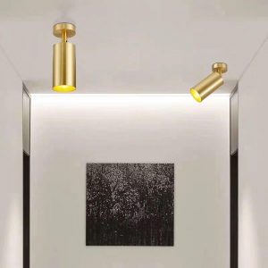 Metal Cam Tavan Aydınlatması