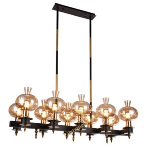 Nar Dikdörtgen Cam Avize